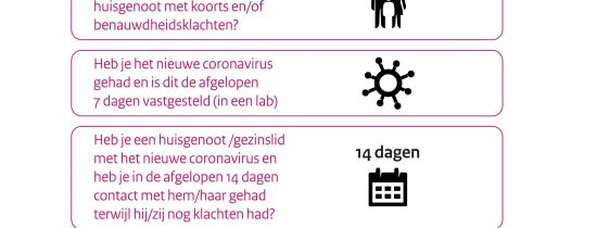 Dienstverlening tijdens de coronacrisis