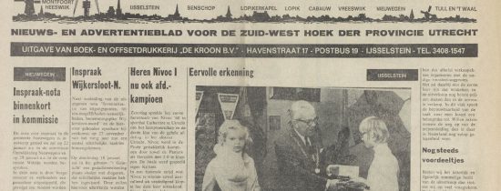 Nieuwe aanwinsten krantenbank: Zenderstreeknieuws, Zenderstadnieuws & De IJsselsteiner (1958-1995)